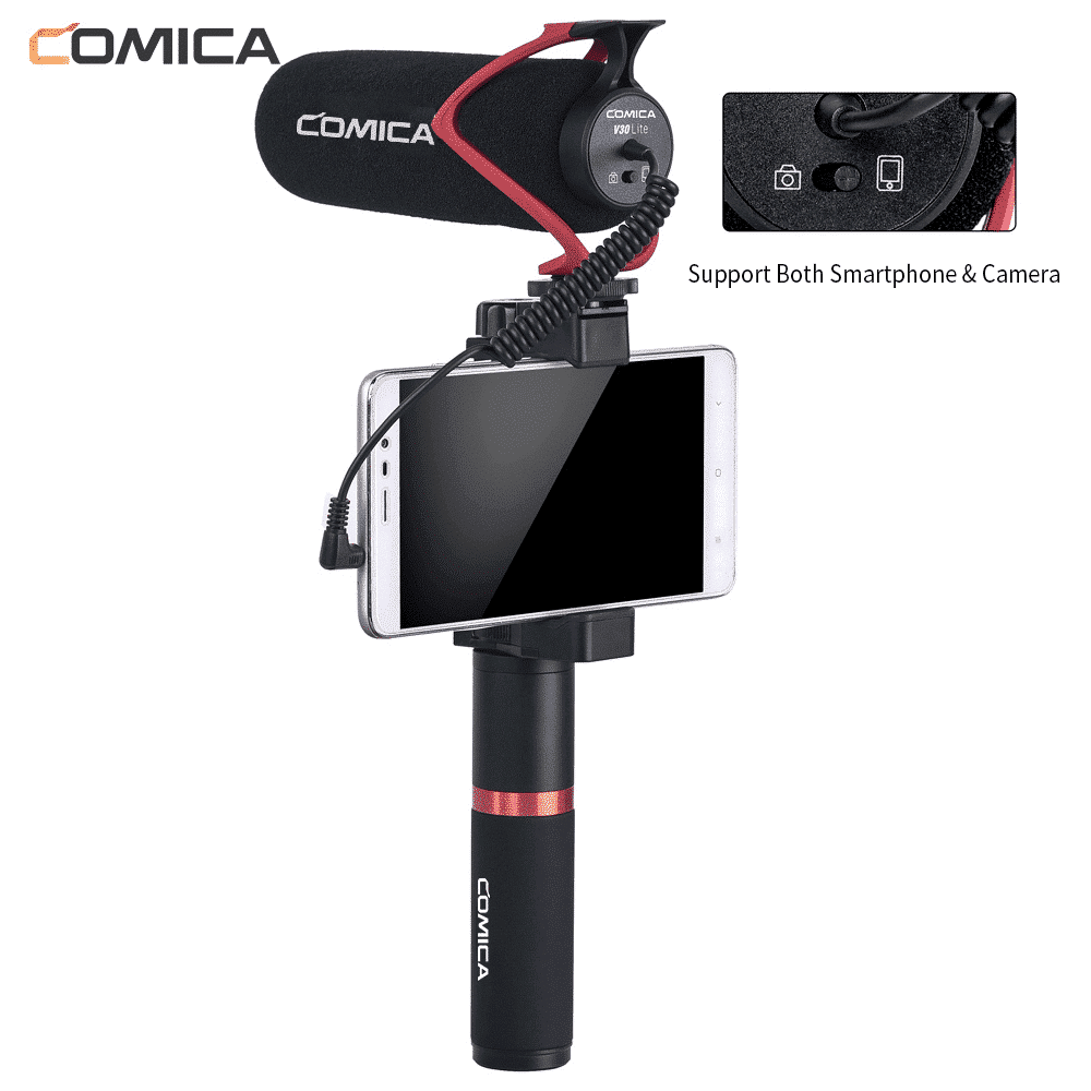 Comica CVM-V30 LITE richtmicrofoon voor camera en smartphone