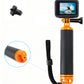 MOJOGEAR Bobber voor actioncam - Zwart/oranje - GoPro Onderwater-accessoires