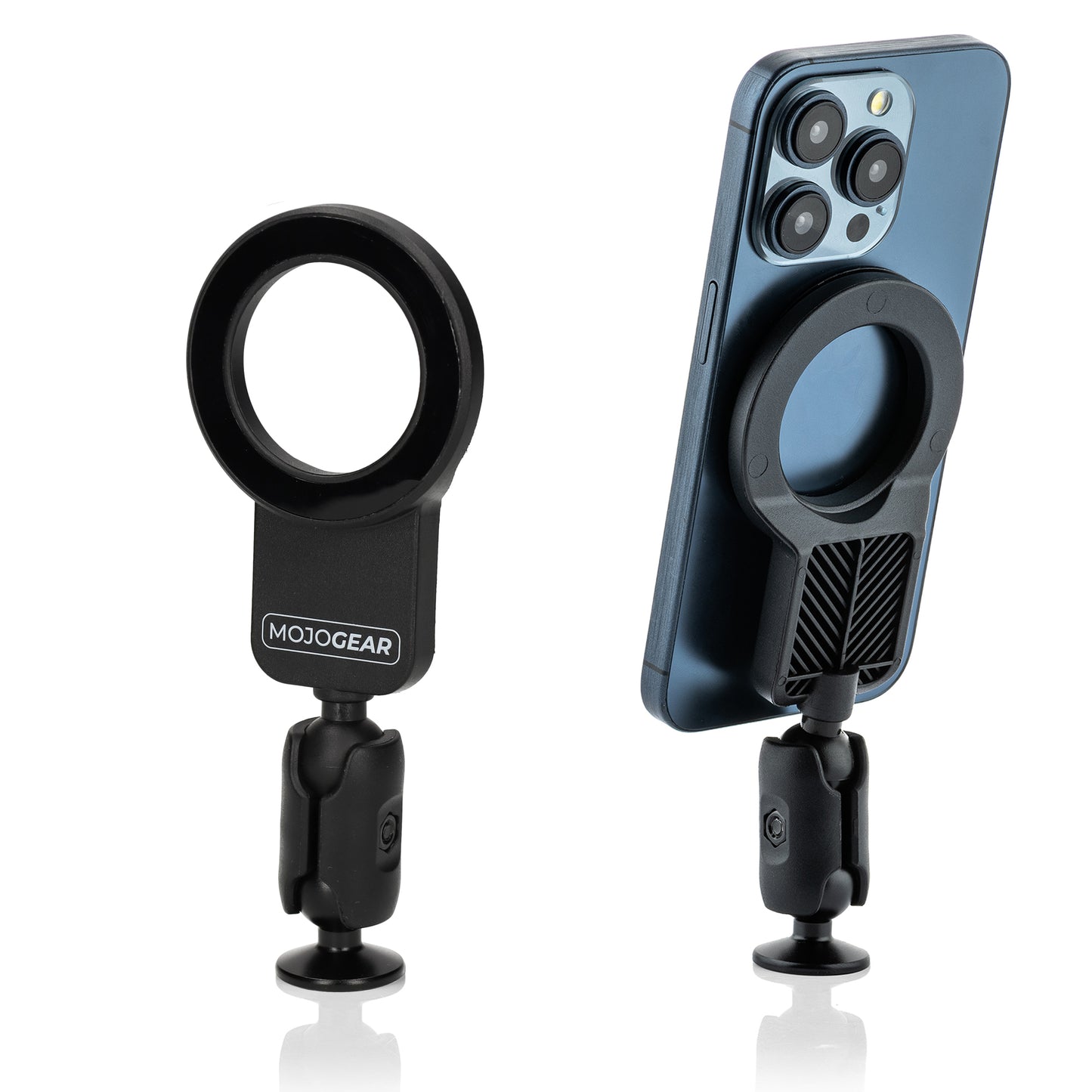 MOJOGEAR Premium Magnetic Tripod Phone Holder - Tiltable and Rotatable