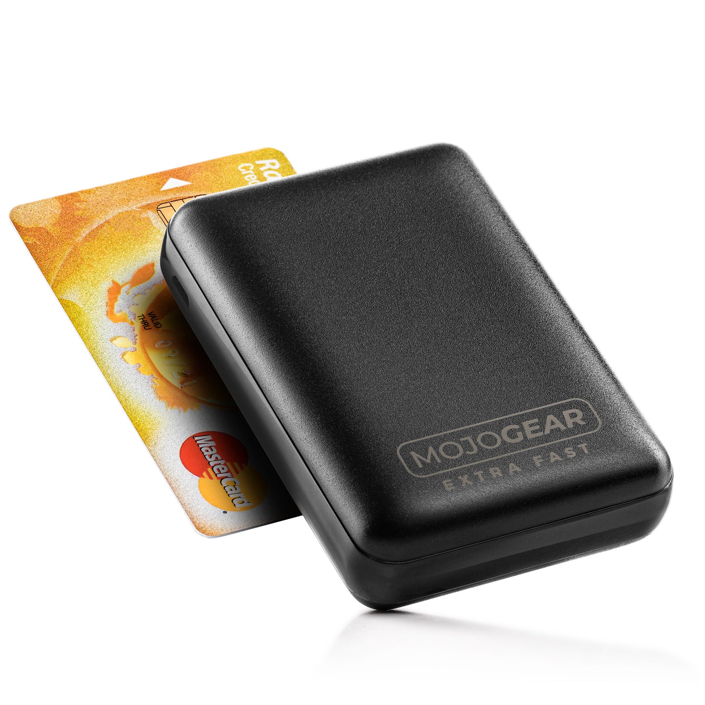 MOJOGEAR MINI EXTRA FAST 10.000 mAh powerbank met Apple Lightning naar USB kabel Extra Sterk