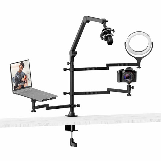 VIJIM LS21 Live Broadcast Stand met microfoon arm