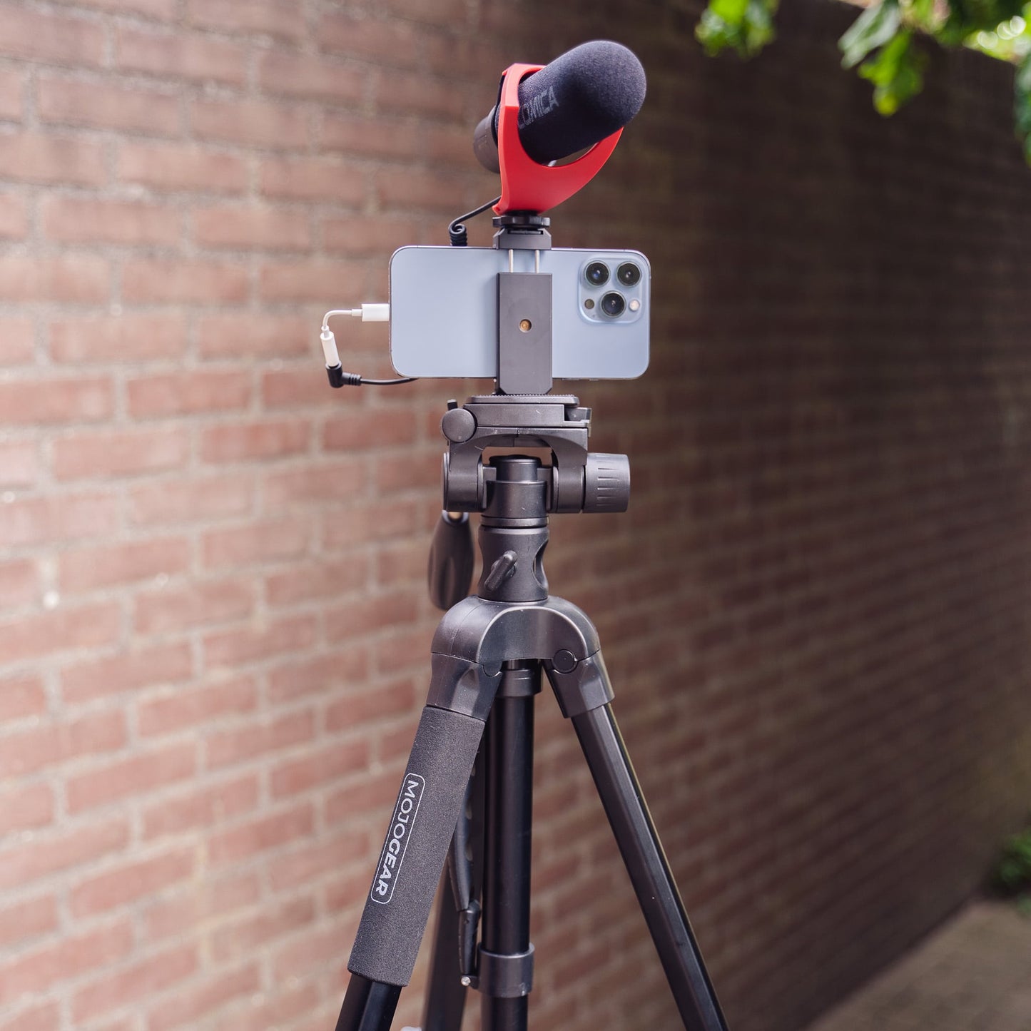 MOJOGEAR 179cm 3-in-1 statief: driepoot, monopod & horizontale arm