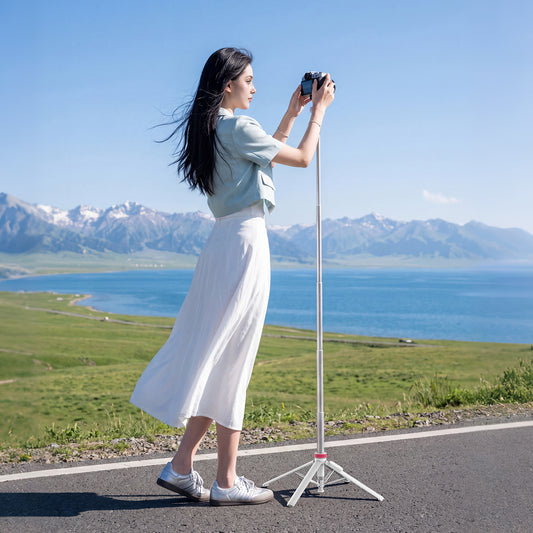 Ulanzi MT-44 M magnetische selfiestick statief met remote - Wit - Grote statieven