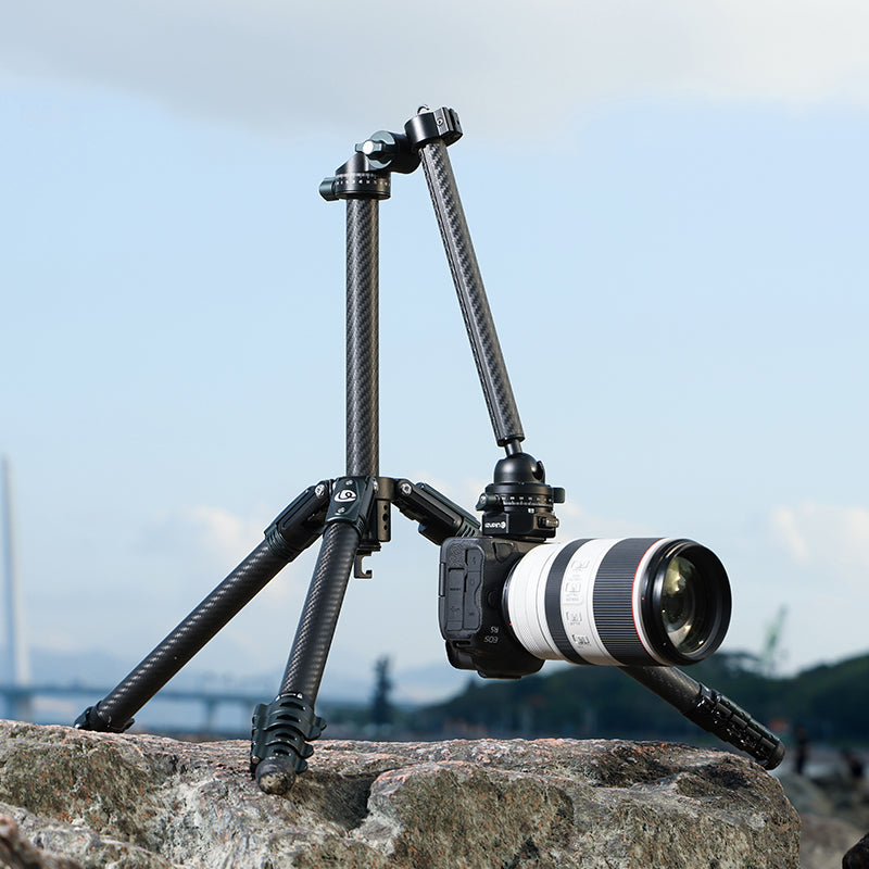 Ulanzi GlideGo JJ05 Photo Tripod met kantelbare arm - Carbon - Grote statieven