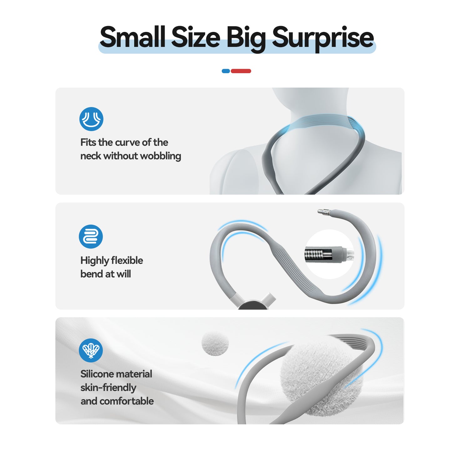 Telesin Neck Mount Quick Release for GoPro - Extra Large