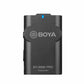 BOYA WM4 Pro K2 draadloze microfoon met 2 zenders - voor smartphone / camera / PC