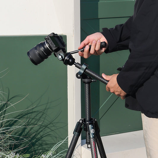 Ulanzi GlideGo JJ06 Video Tripod met kantelbare arm - Carbon - Grote statieven