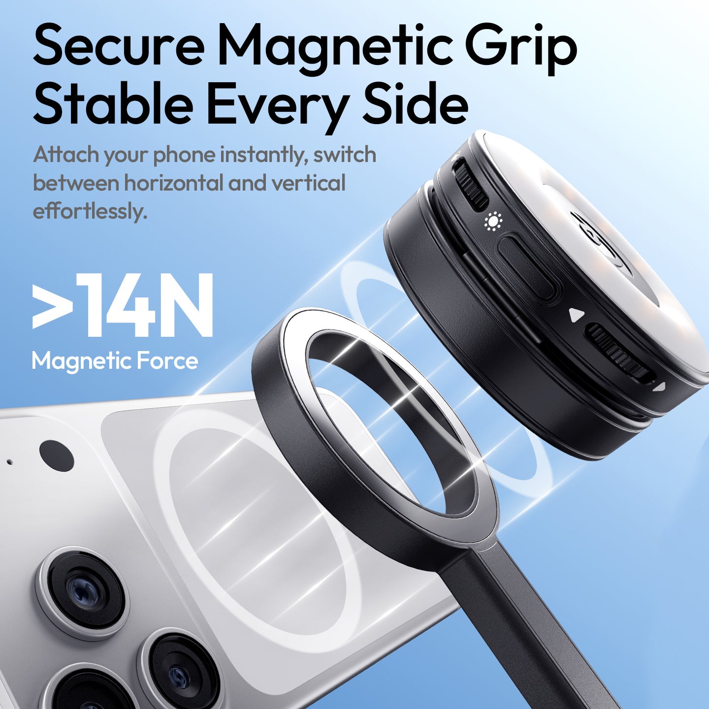 Ulanzi SK-21 Selfie Stick Quadpod 180cm auto-open - Magnetic