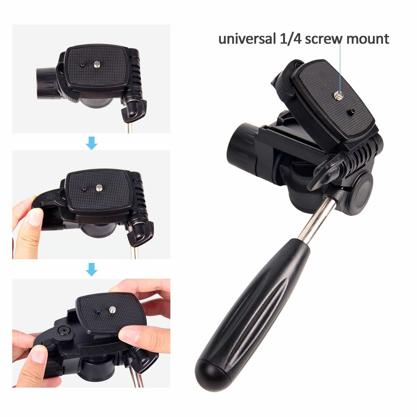 Tripod plate for MOJOGEAR 140cm, 177cm & 179cm tripod