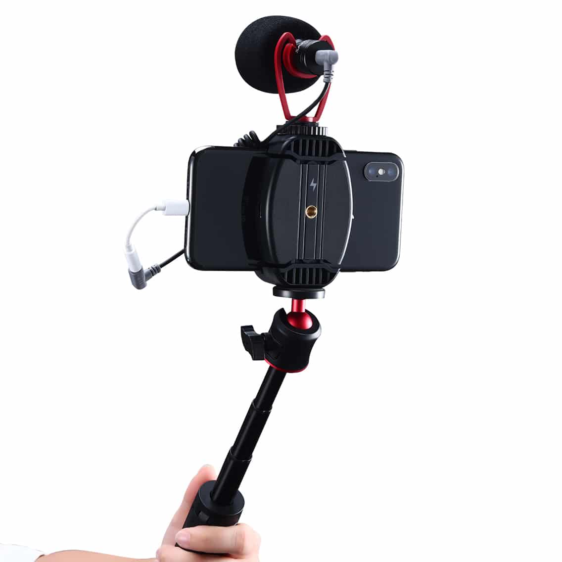 Ulanzi ST-13 phone holder with cold shoe mount and wireless charging