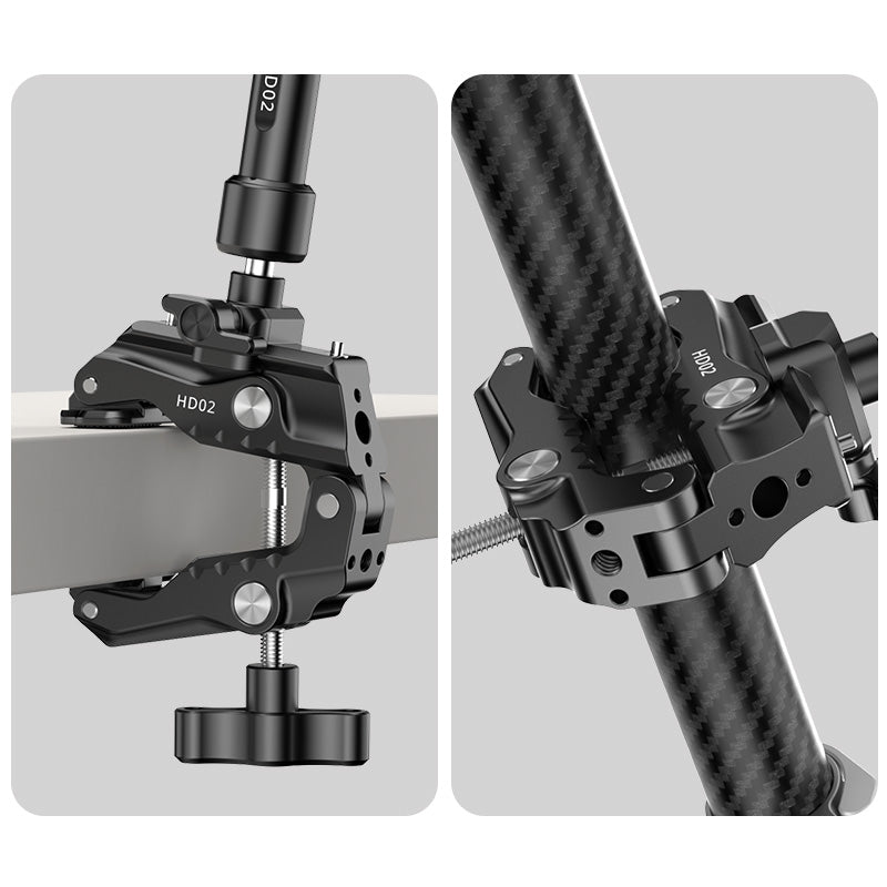 Ulanzi HD02 Magic Arm Kit with Clamp - Black