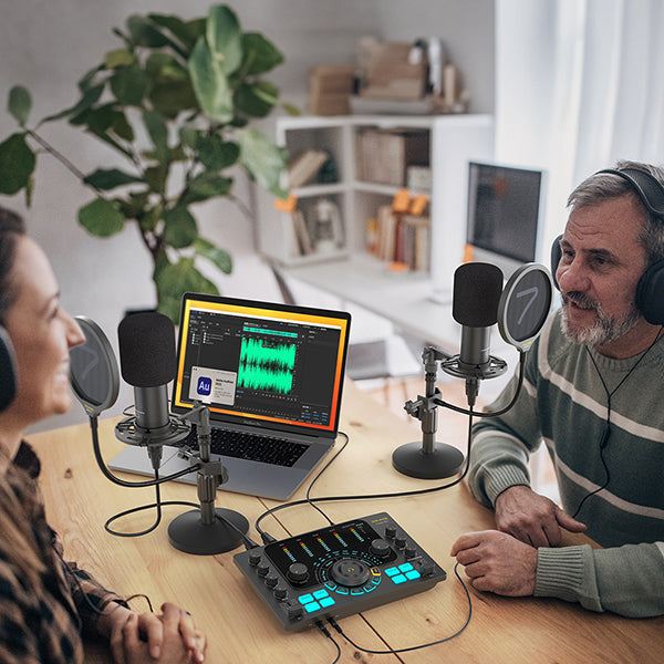 7RYMS 7CasterSE3 voor Podcast, Streaming, Gaming en Muziek - Met 2x XLR - Microfoonaccessoires