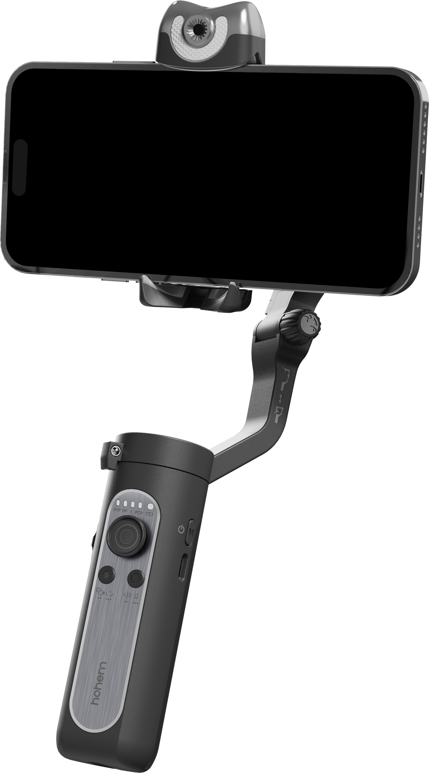 Hohem iSteady V2S smartphone gimbal met AI-sensor en lampje