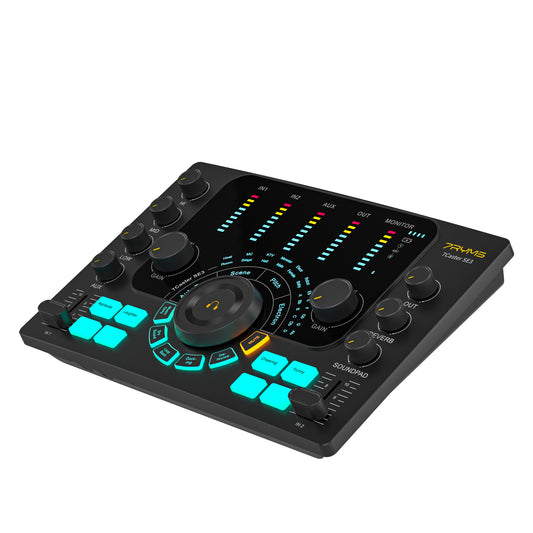 7RYMS 7CasterSE3 voor Podcast, Streaming, Gaming en Muziek - Met 2x XLR - Microfoonaccessoires