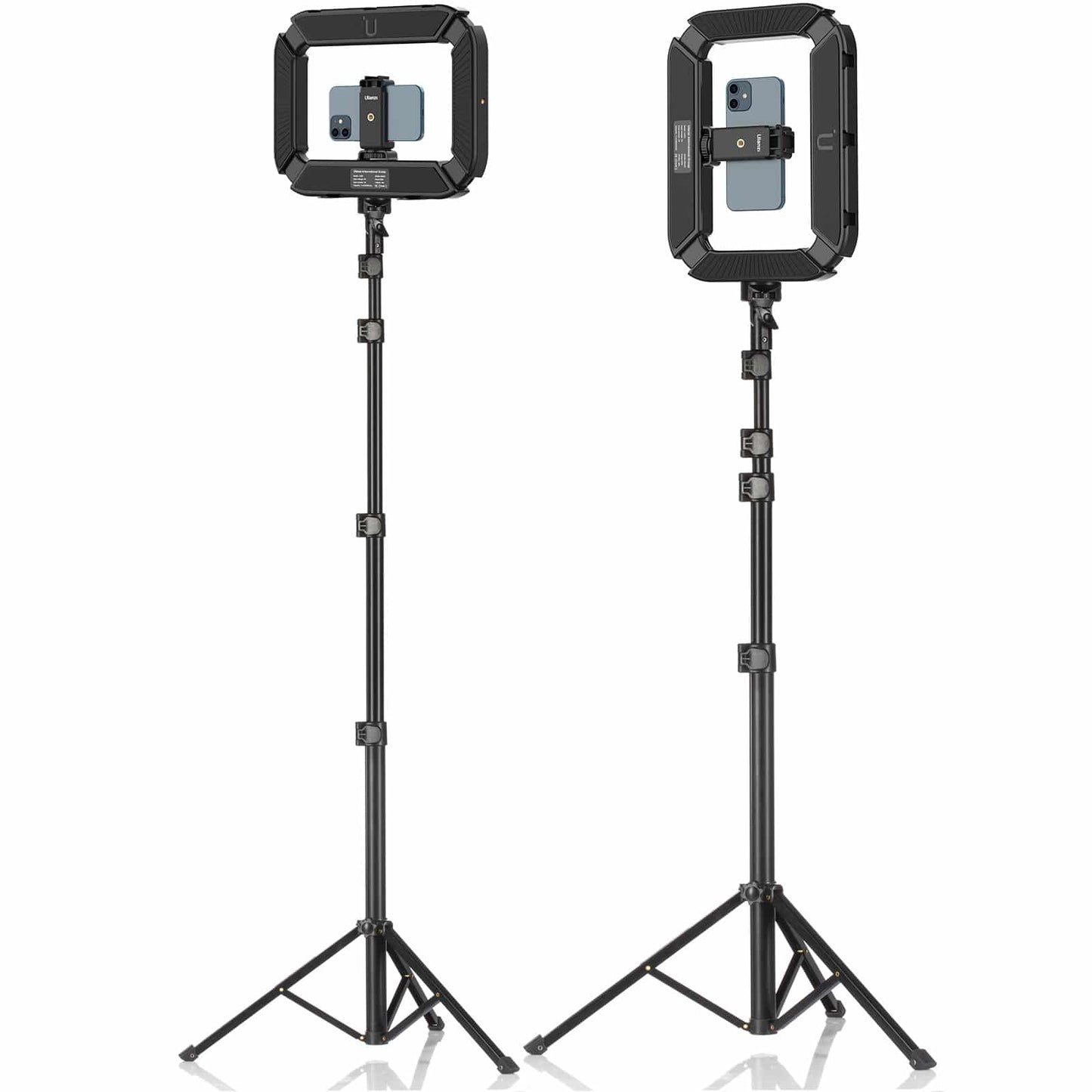 Ulanzi U200 Ringlamp Video Rig - met telefoonhouder en ingebouwde powerbank