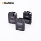 Comica BoomX-D D2 draadloze microfoon-set met 2 zender en ontvanger voor camera en smartphone - Draadloze microfoons