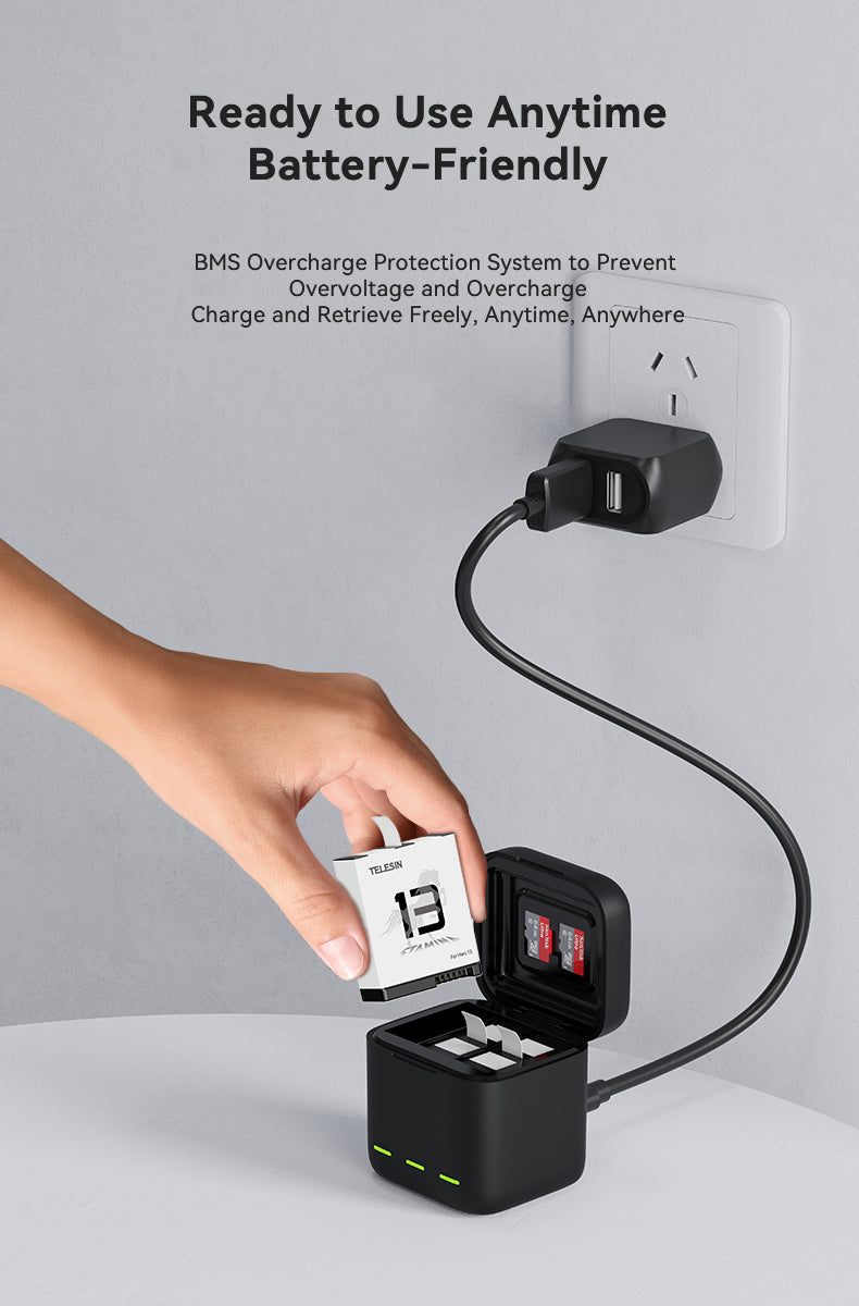 Telesin Battery Charging Box for GoPro Hero 13