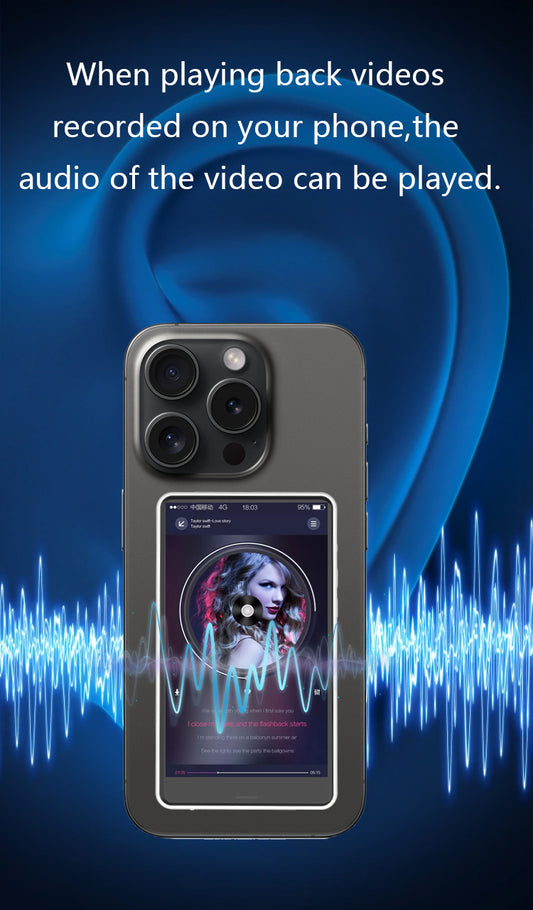 MOJOGEAR VS3 Selfie Vlog Monitor draadloos + bedraad - Wit -