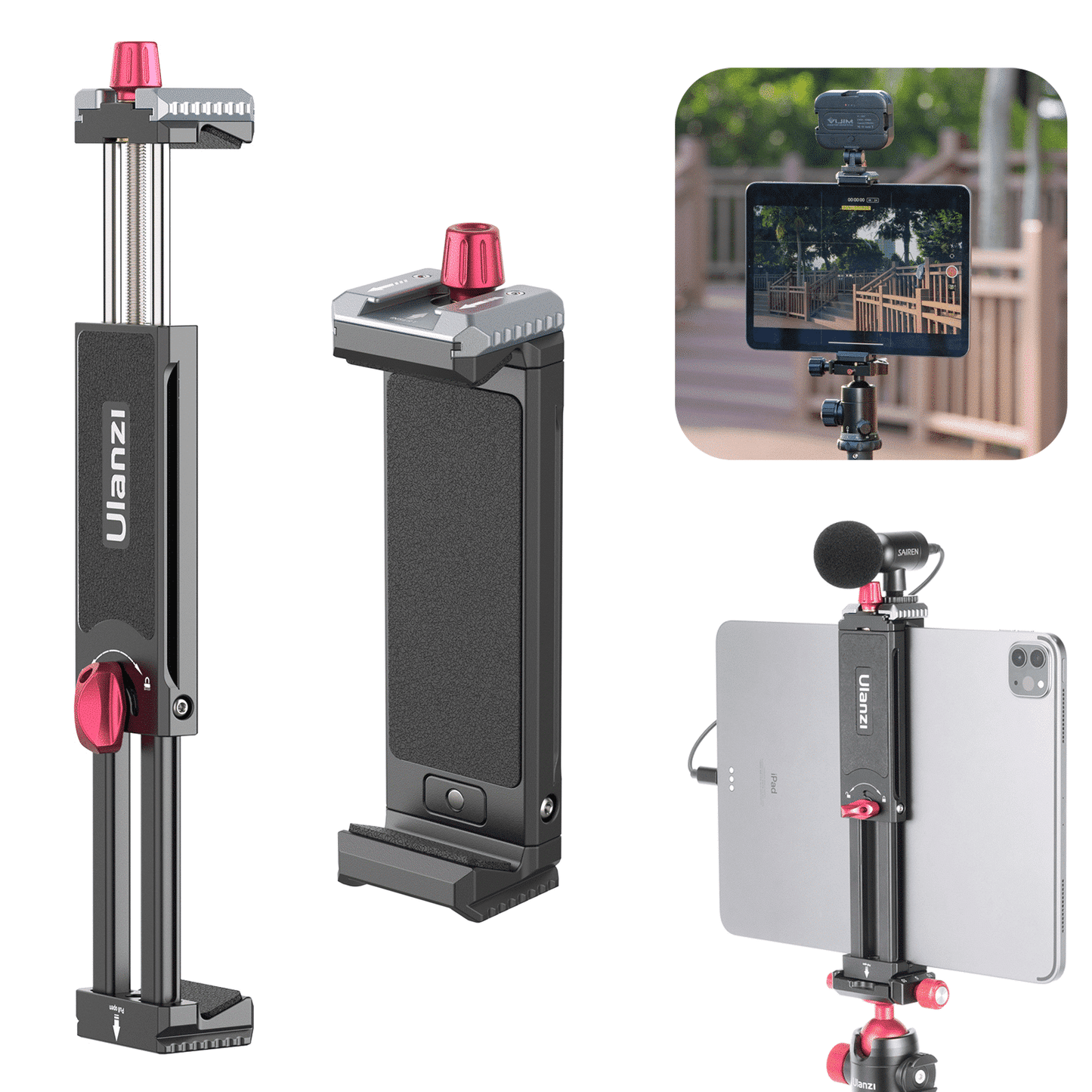 Ulanzi U-Pad III - Adjustable Tripod Tablet Holder - Metal