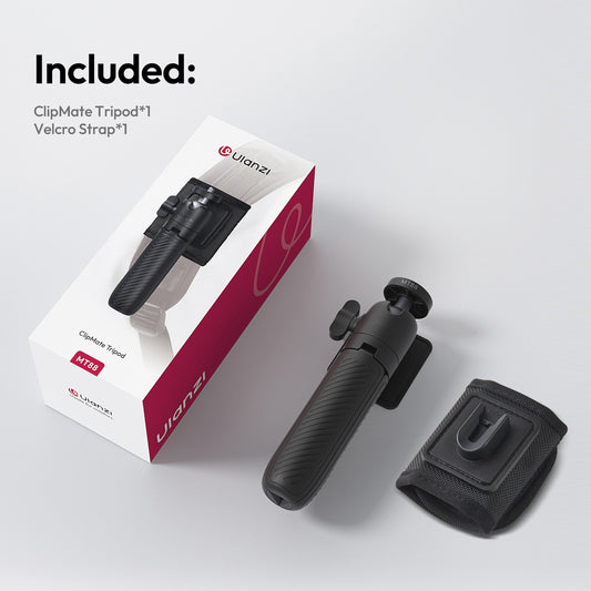 Ulanzi MT88 ClipMate Selfiestick Statief met Backpack-mount - Ministatieven