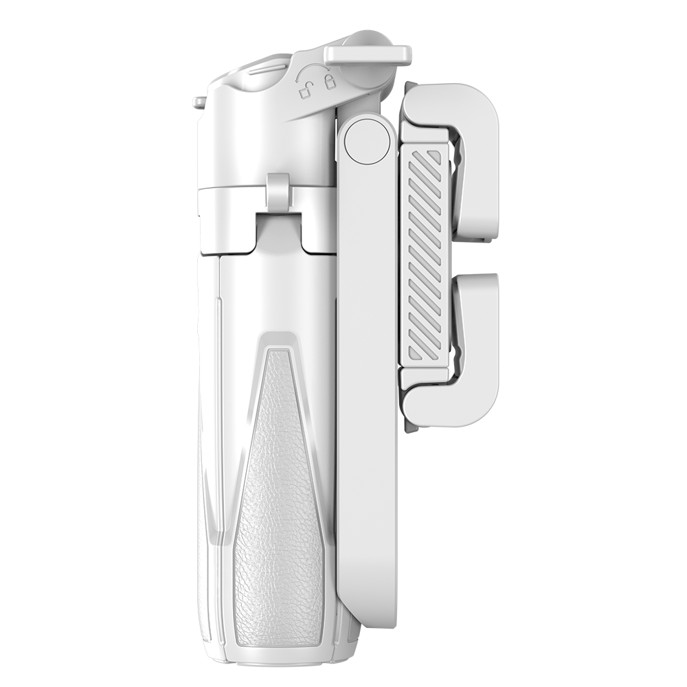 MOJOGEAR TS2 6-in-1 Mini Selfiestick Statief & Grip voor telefoon Magnetisch - Wit - Statieven en toebehoren