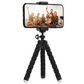 Flexible mini tripod with foam rubber legs