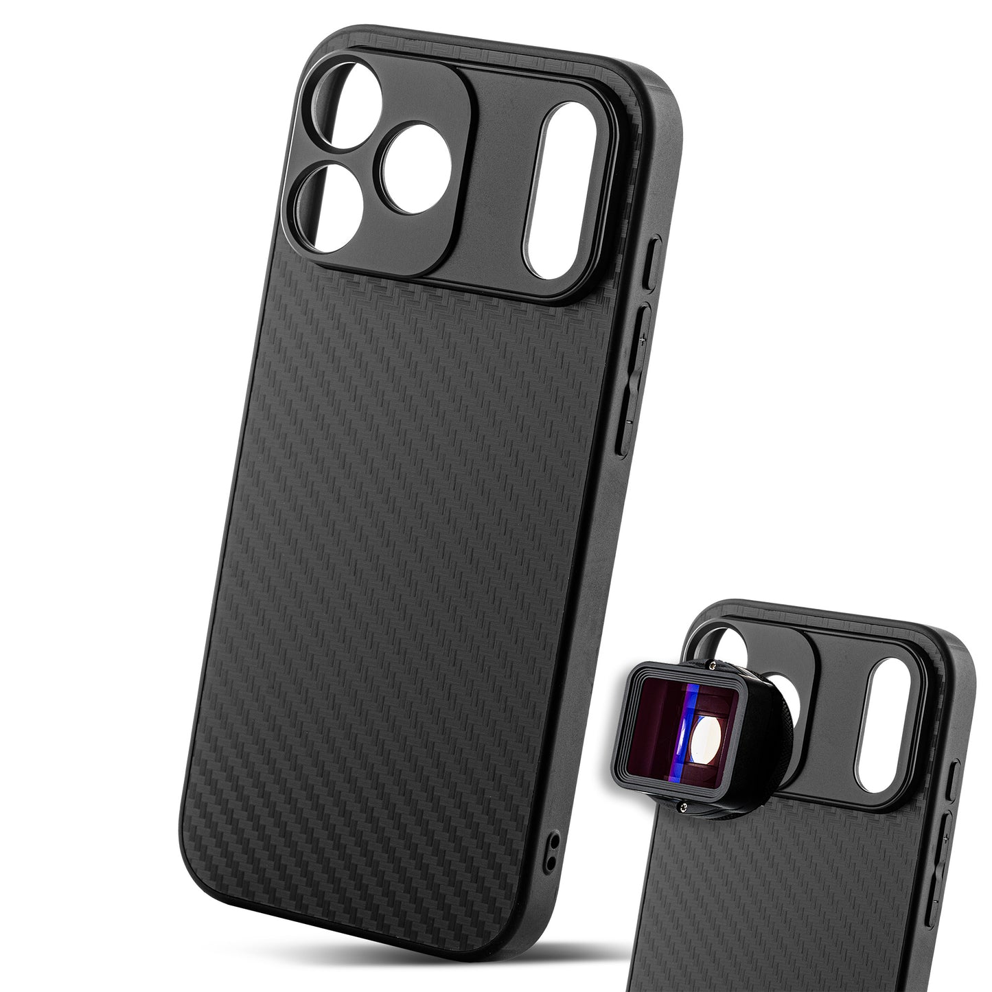 MOJOGEAR 17mm lens case voor iPhone 17 Pro Max - Carbon - Overige producten