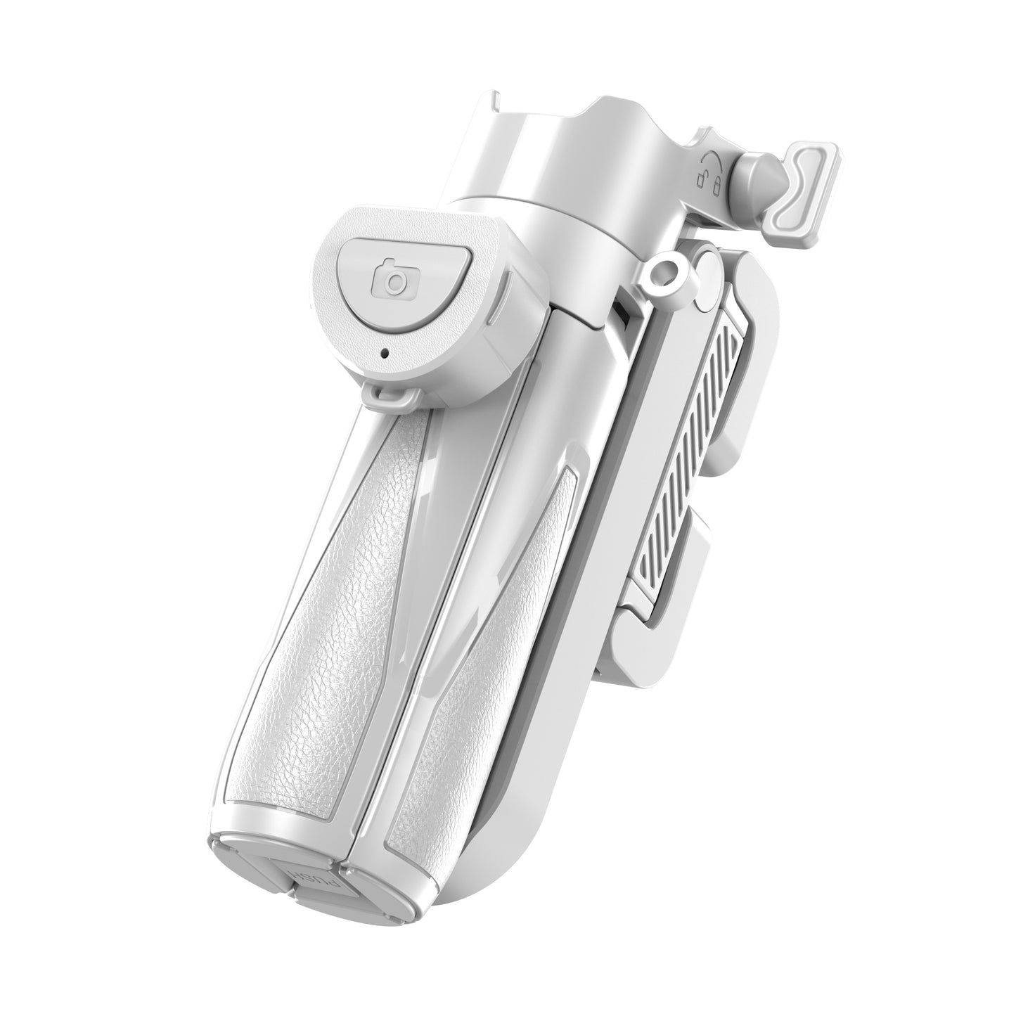 MOJOGEAR TS2 6-in-1 Mini Selfiestick Statief & Grip voor telefoon Magnetisch - Wit - Statieven en toebehoren