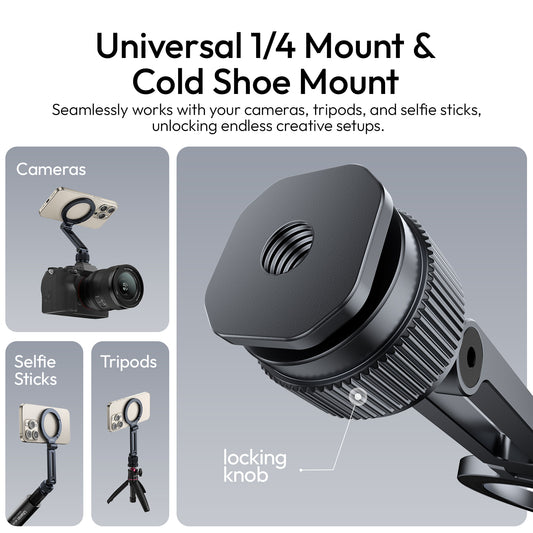 Ulanzi MA07 MagLock telefoonhouder voor statief & Cold Shoe - Telefoon en Tablethouders