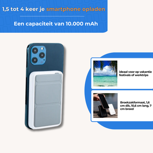 MOJOGEAR Mini EVO 10.000 mAh powerbank 22.5W MOJOGEAR Mini EVO 10.000 mAh powerbank 22.5W