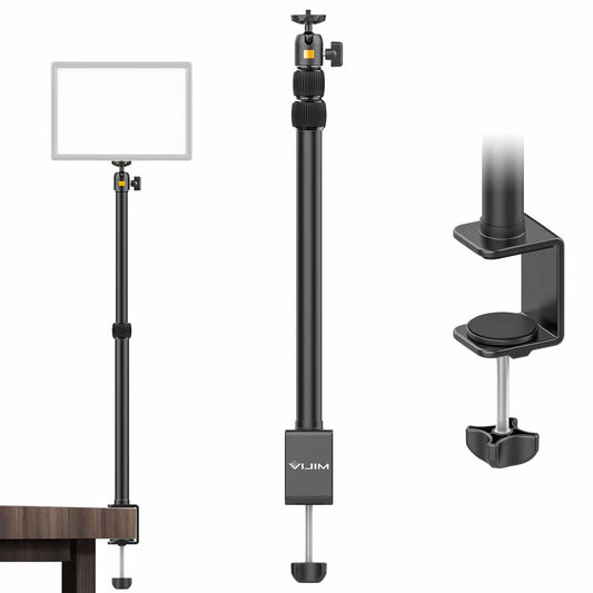 VIJIM LS01 extendable lamp stand with table clamp