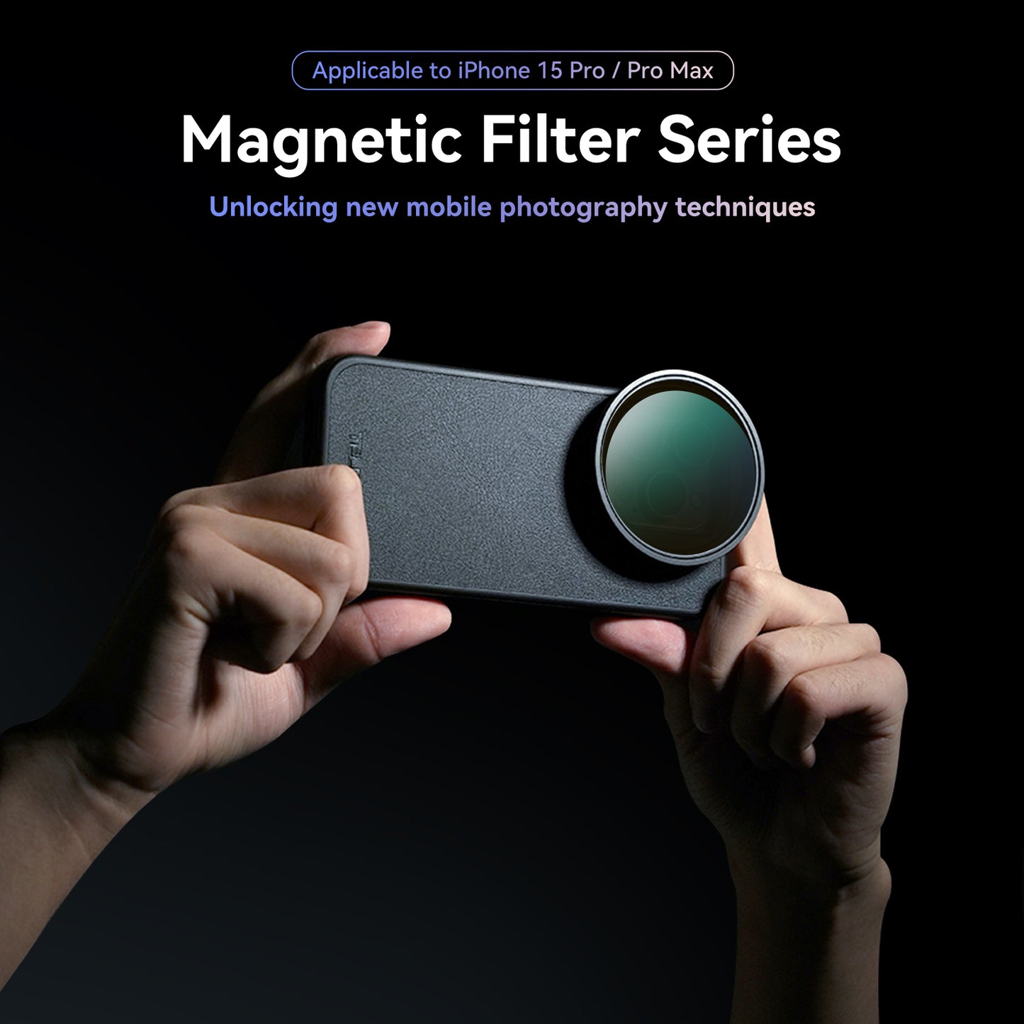 Telesin lenscase met filter mount voor iPhone 15 Pro - Overige producten