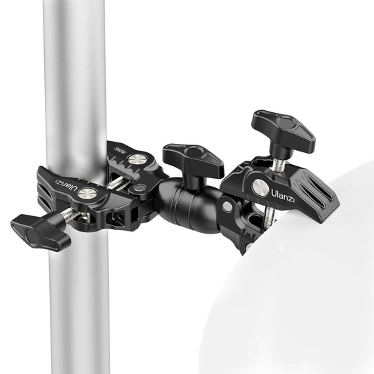 Ulanzi R096 Double Super Clamp - Kẹp càng cua đa năng 2 đầu xoay 360 độ cho Studio | Huy Linh Ulanzi R096 Double Super Clamp - Kẹp càng cua đa năng 2 đầu xoay 360 độ cho Studio | Huy Linh