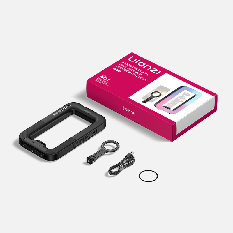 Ulanzi PL15RGB Ringlamp Video Rig voor smartphone - MagSafe