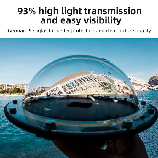 Eyeon 45M Waterdichte Case Water Duiken Behuizing Zwemmen Beschermende Case Cover met Quick Release Gesp Base Mount & Schroef voor Hero 5 Session, Hero 4 Session Hero Session Eyeon 45M Waterdichte Case Water Duiken Behuizing Zwemmen Beschermende Case Cover met Quick Release Gesp Base Mount & Schroef voor Hero 5 Session, Hero 4 Session Hero Session