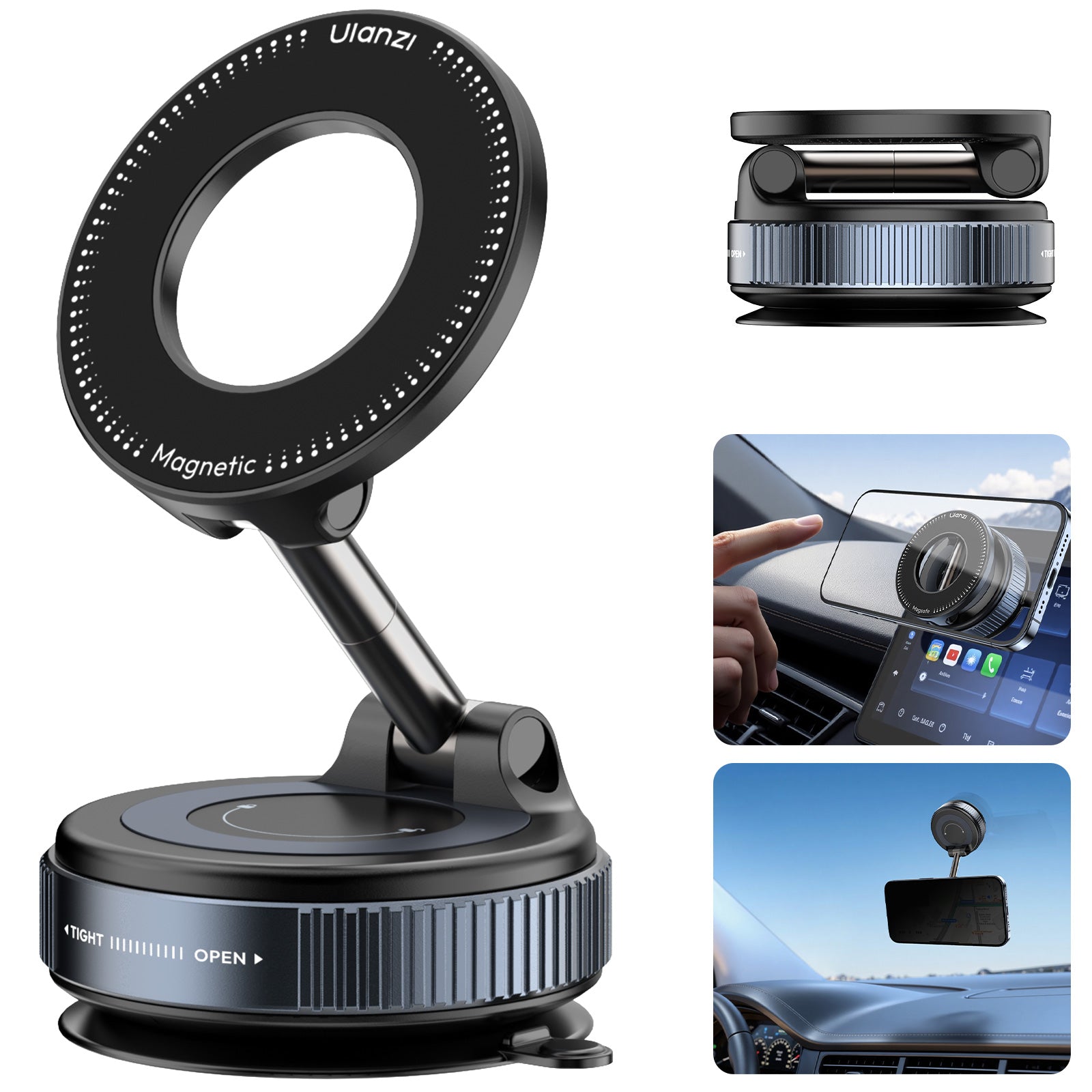 Ulanzi SK-25 MagMount Magnetic Smartphone Suction Cup Holder