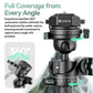 Ulanzi GlideGo JJ05 Photo Tripod met kantelbare arm - Carbon - Grote statieven