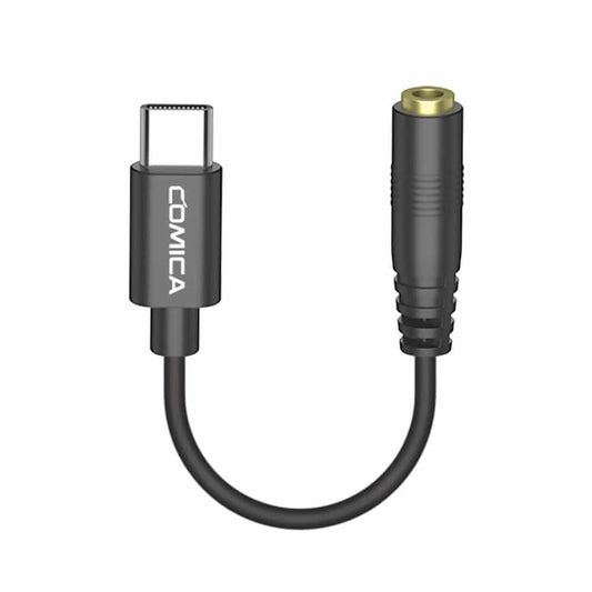 Comica USB-C naar mini-jack adapter - Audiokabels