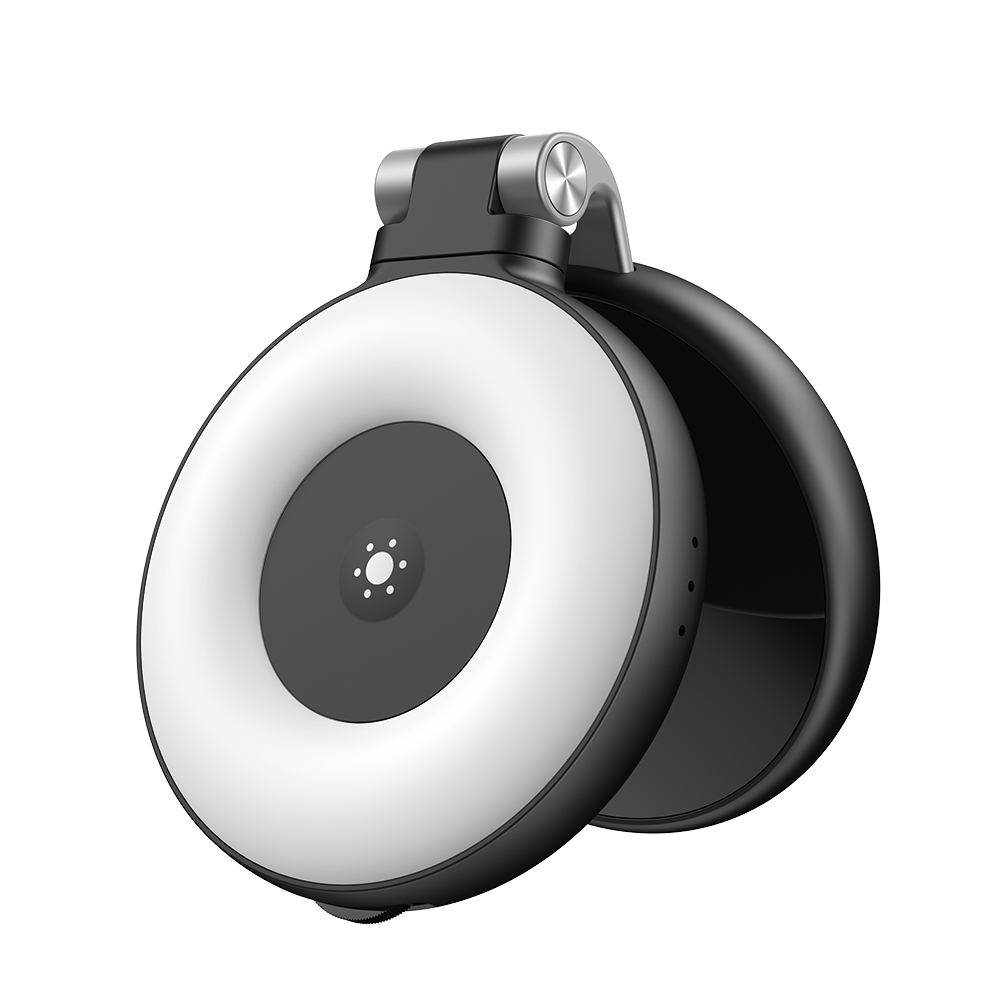 Telesin C03 Rotatable MagSafe Selfie Light + Mirror - Black