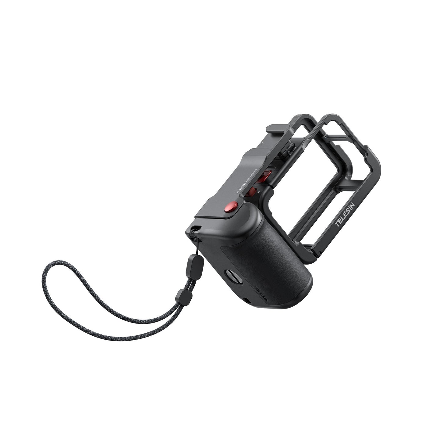 Telesin Street Photography Grip + Cage voor DJI Osmo Action 3/4/5 - GoPro Cases & behuizingen