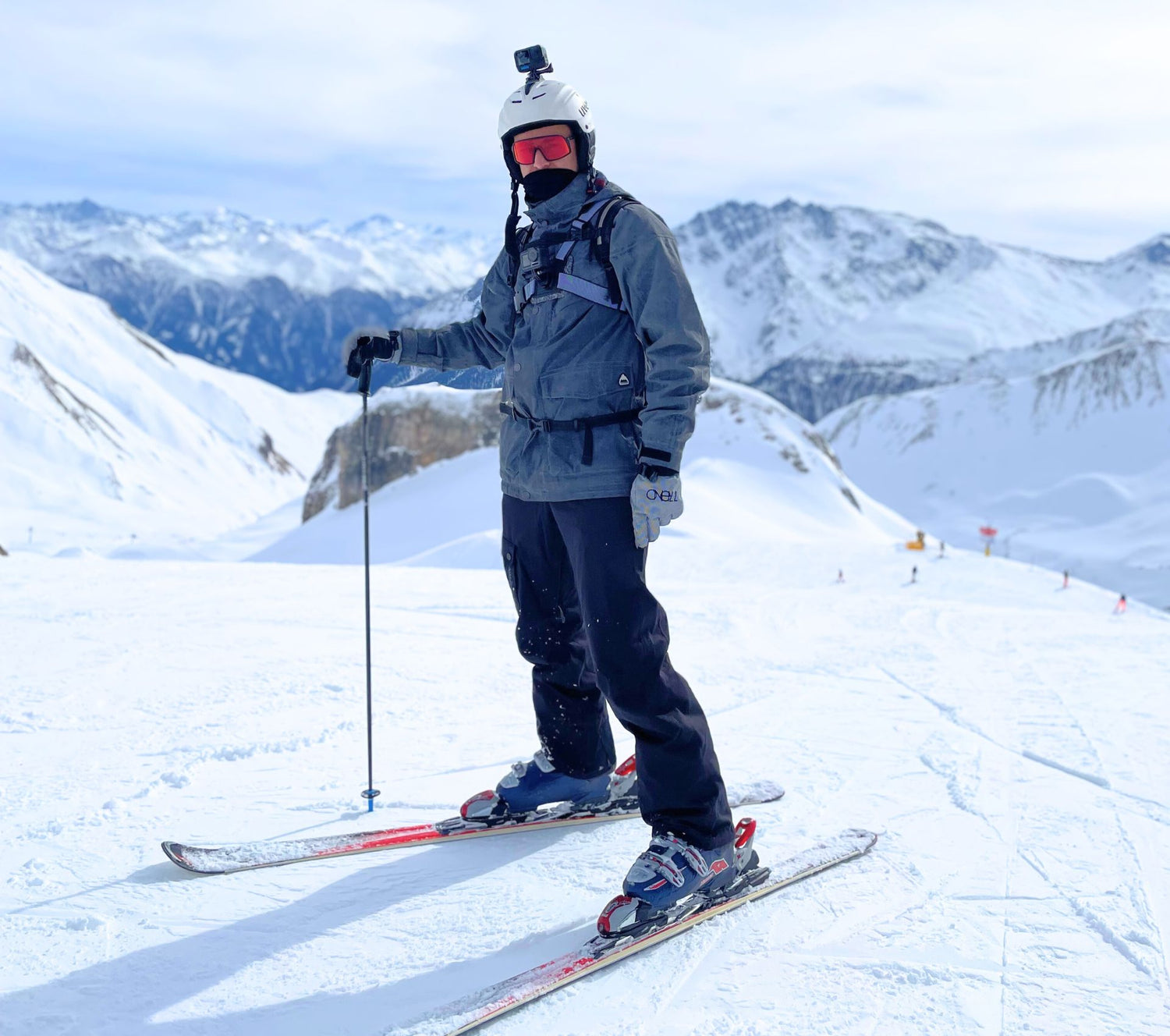 go pro for snowboard helmet Universal Ski Camera Mount It can also be attached to most gears and large objects with an adhesive Mount Your GoPro On Your