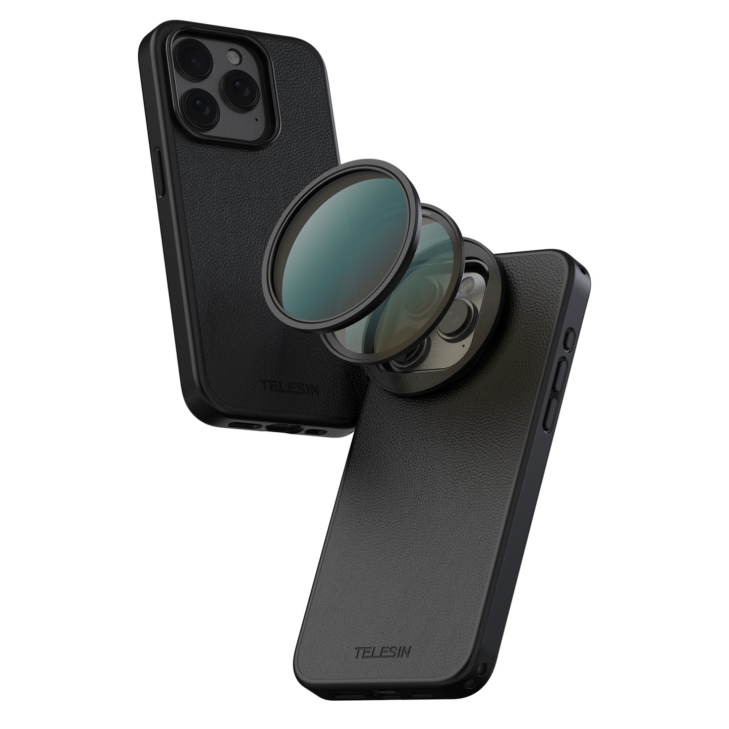 Telesin lens case with filter mount for iPhone 15 Pro Max