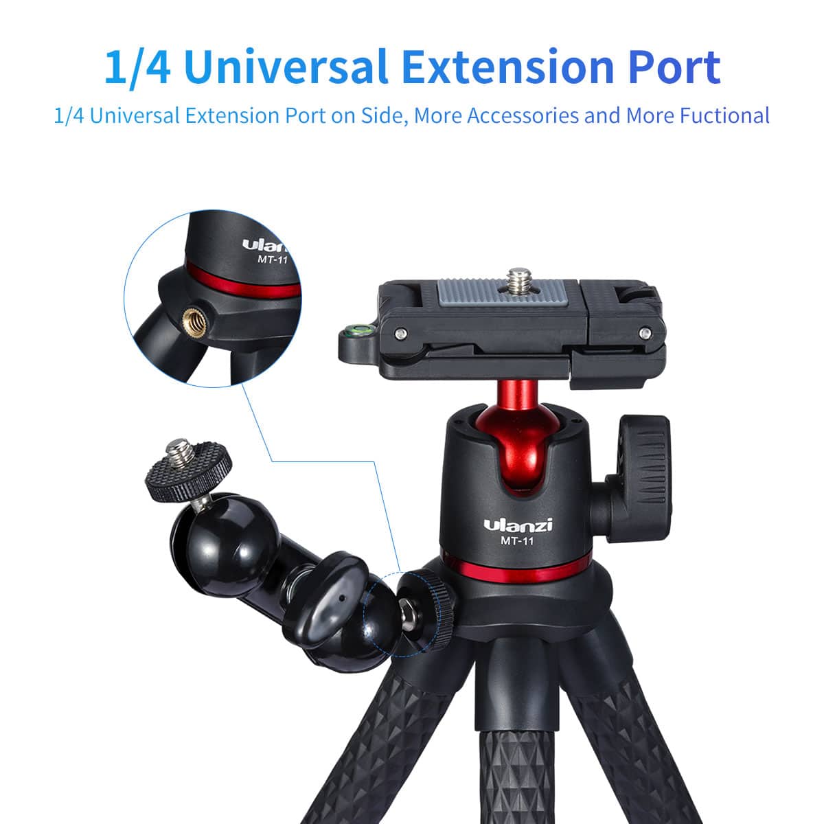 Ulanzi MT-11 flexible tripod XL with extra sturdy legs and built-in phone holder