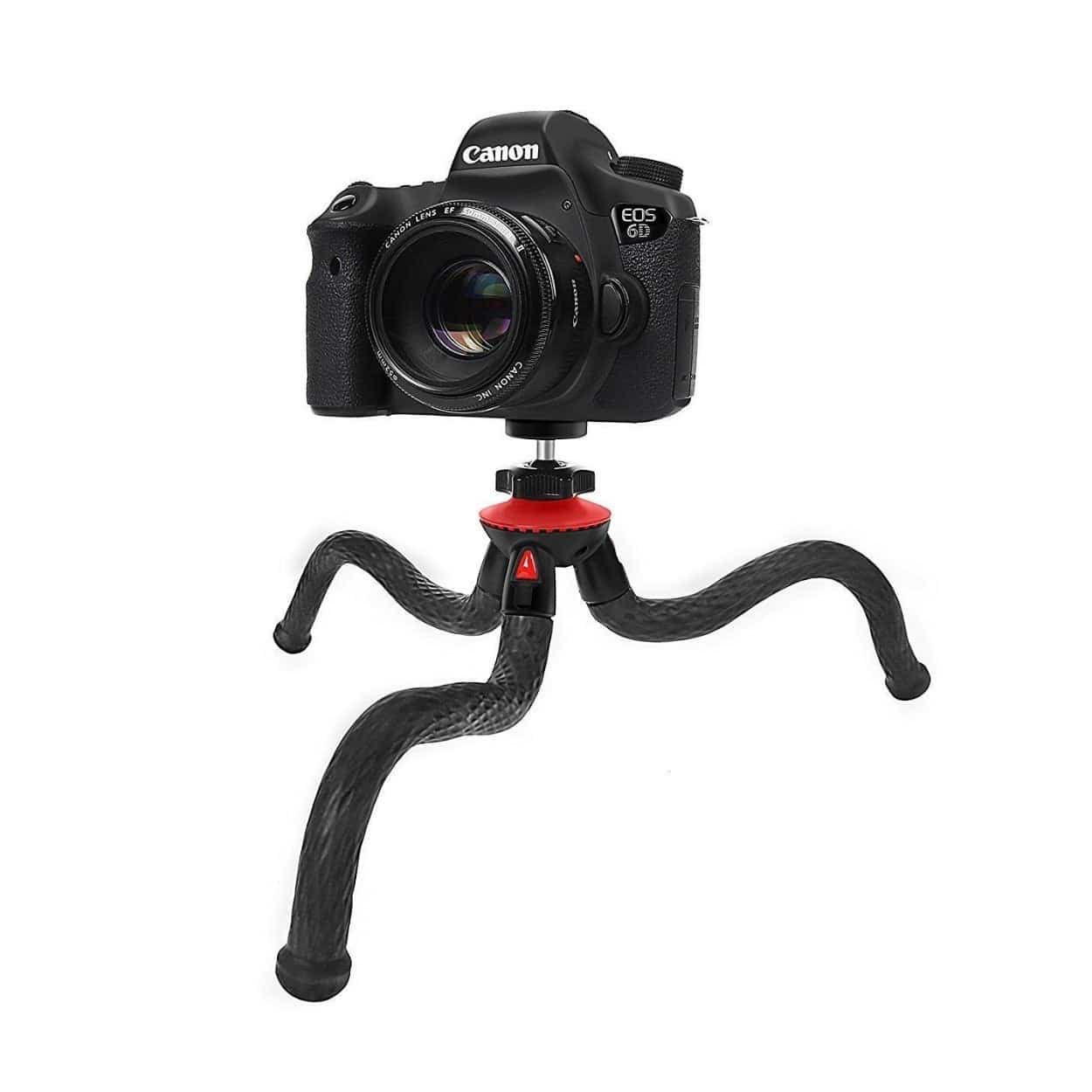 Fotopro Flexibel Statief XL met telefoonhouder, GoPro-mount en Bluetooth afstandsbediening UFO2