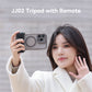 Ulanzi JJ02 Pocket selfie stick statief met bluetooth afstandsbediening - Selfiesticks