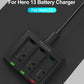 Telesin Triple batterij oplader voor 3 batterijen - GoPro Hero 13 - GoPro Accu's en opladers