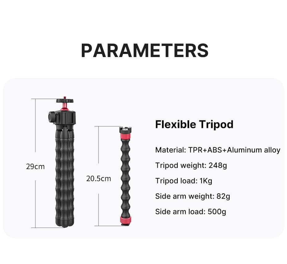 Ulanzi MT-52 Flexibel statief met 2 flexibele armen