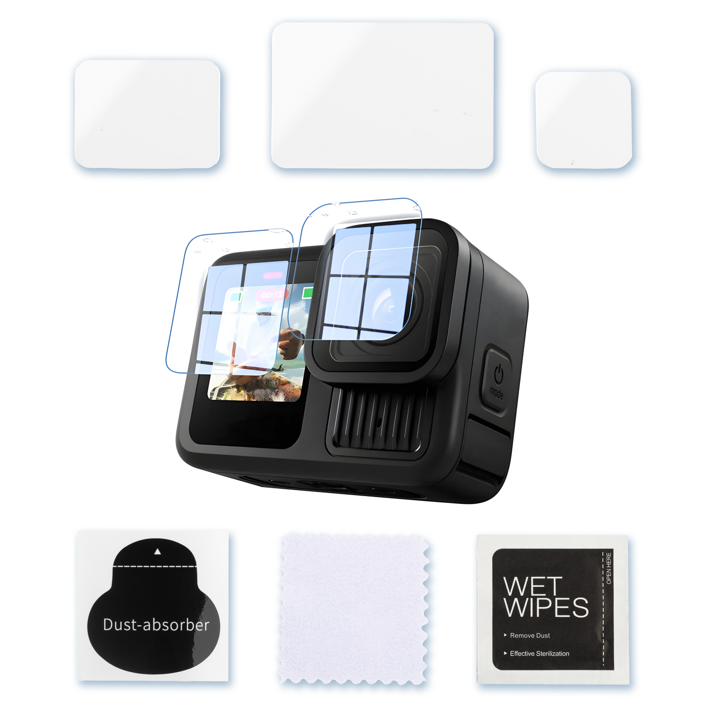 MOJOGEAR Accessoire-set voor GoPro Hero 13 met waterdichte case en duikfilters - GoPro Onderwater-accessoires