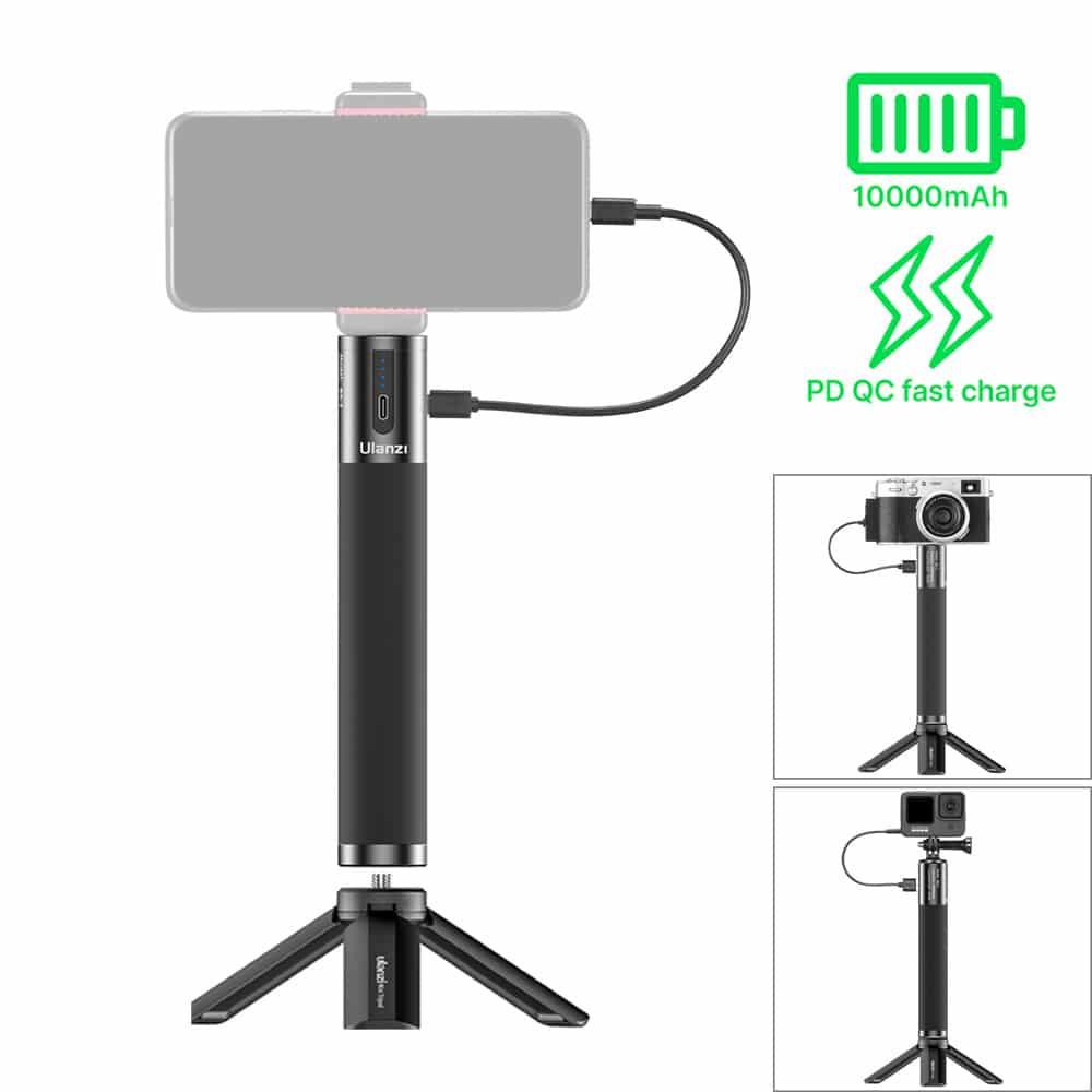 Ulanzi BG-3 power bank grip 10,000 mAh (with tripod)