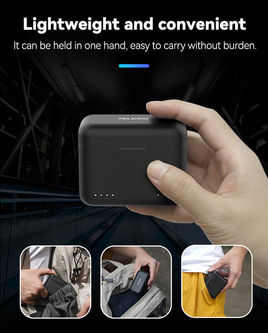 Telesin Oplaadbox voor Insta360 X3 Accu's (2 slots) - GoPro Accu's en opladers